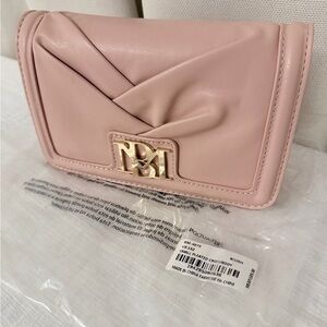 Badgley Mischka Pink Vegan Leather Bag NEW